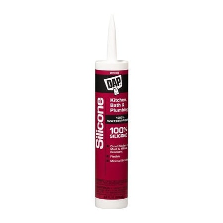 Dap 9.8 fl oz, Tube, White, Silicone Base 7079808640